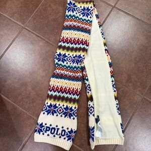 Polo by Ralph Lauren Colorful Knit Kids Scarf